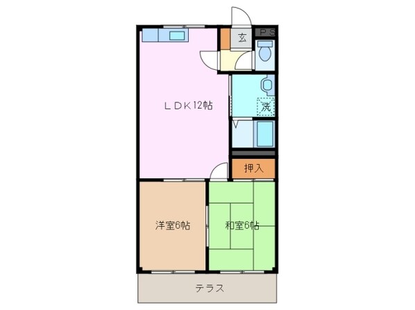 平田町駅 徒歩10分 1階の物件間取画像